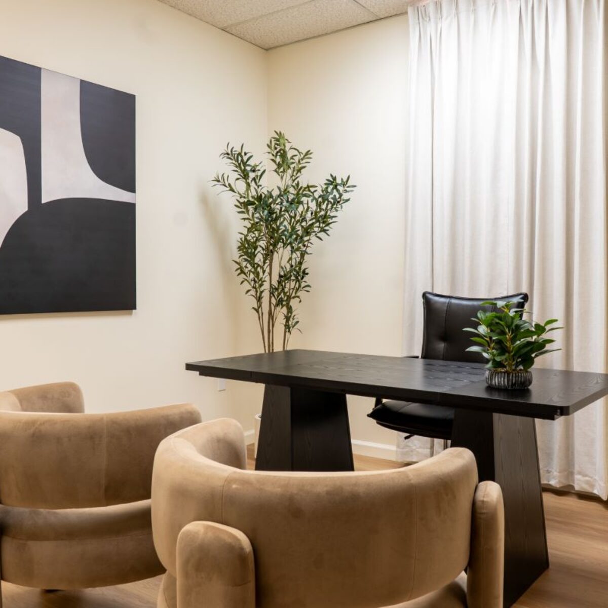 A professional office space
